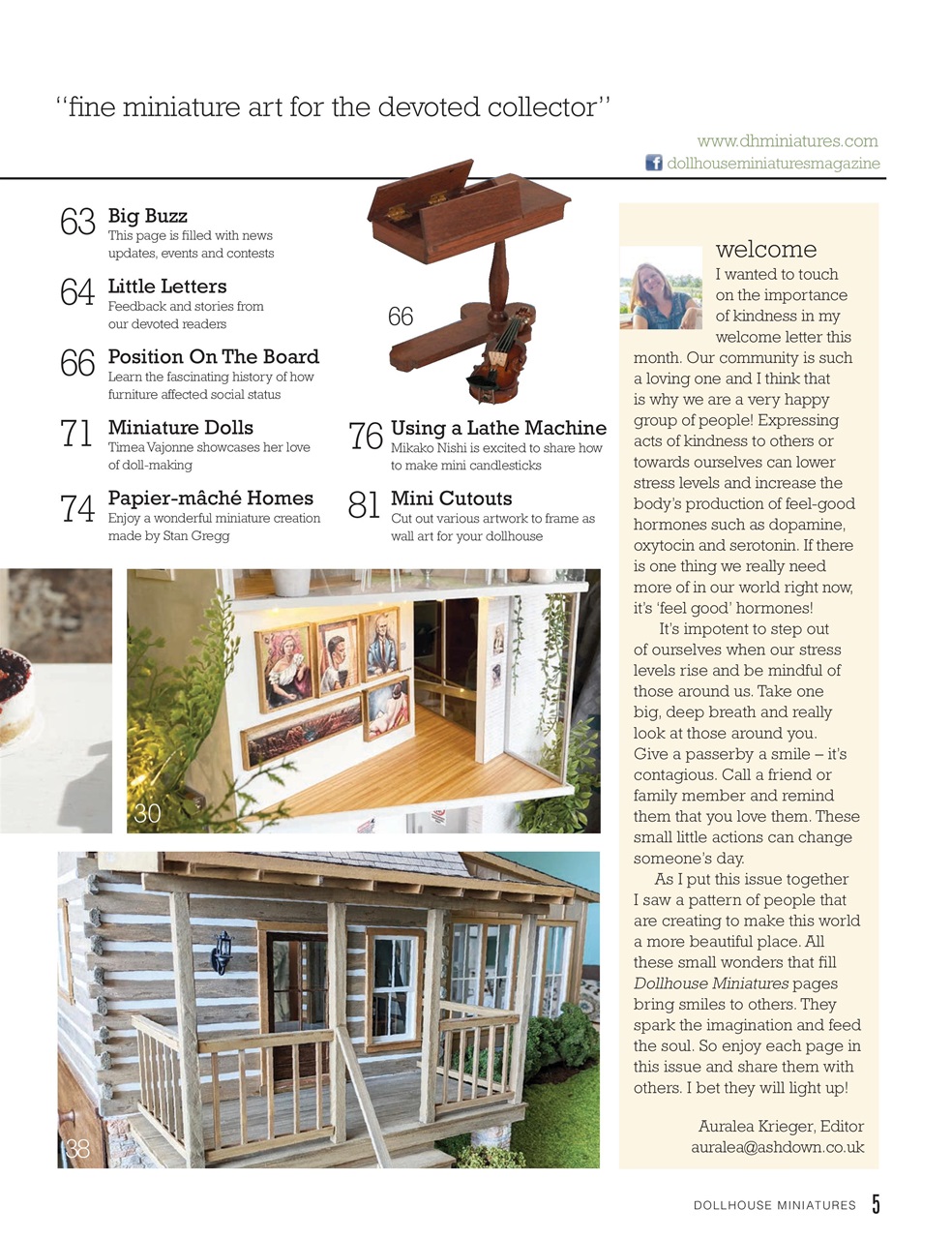 Dollhouse Miniatures Preview Pages