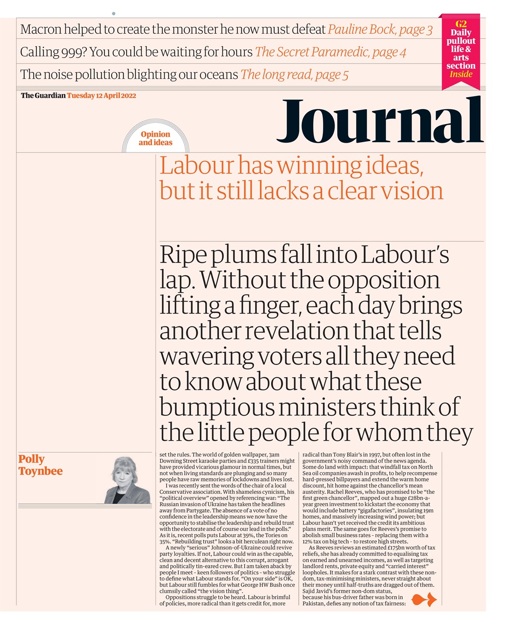 The Guardian Newspaper Preview Pages