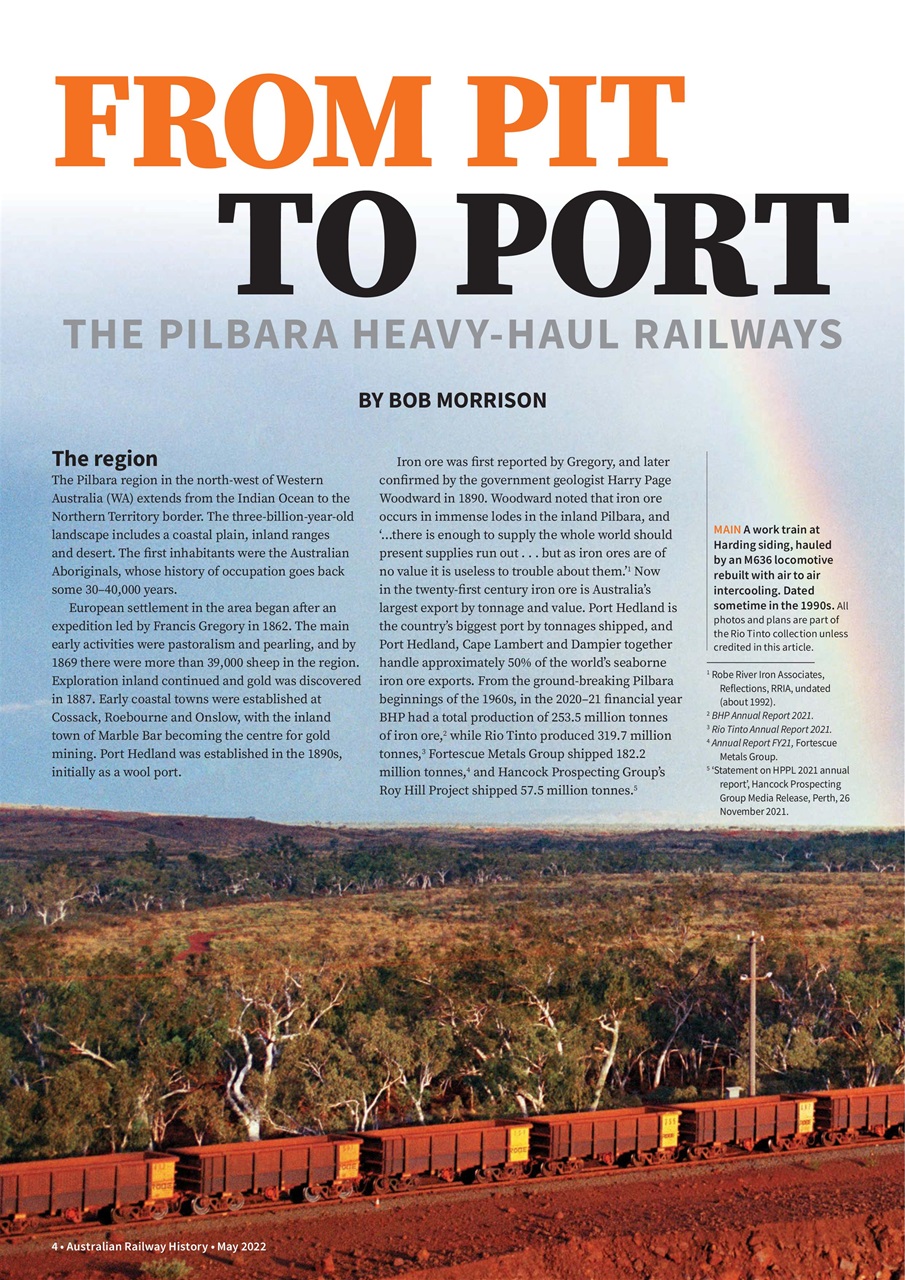 Australian Railway History Preview Pages