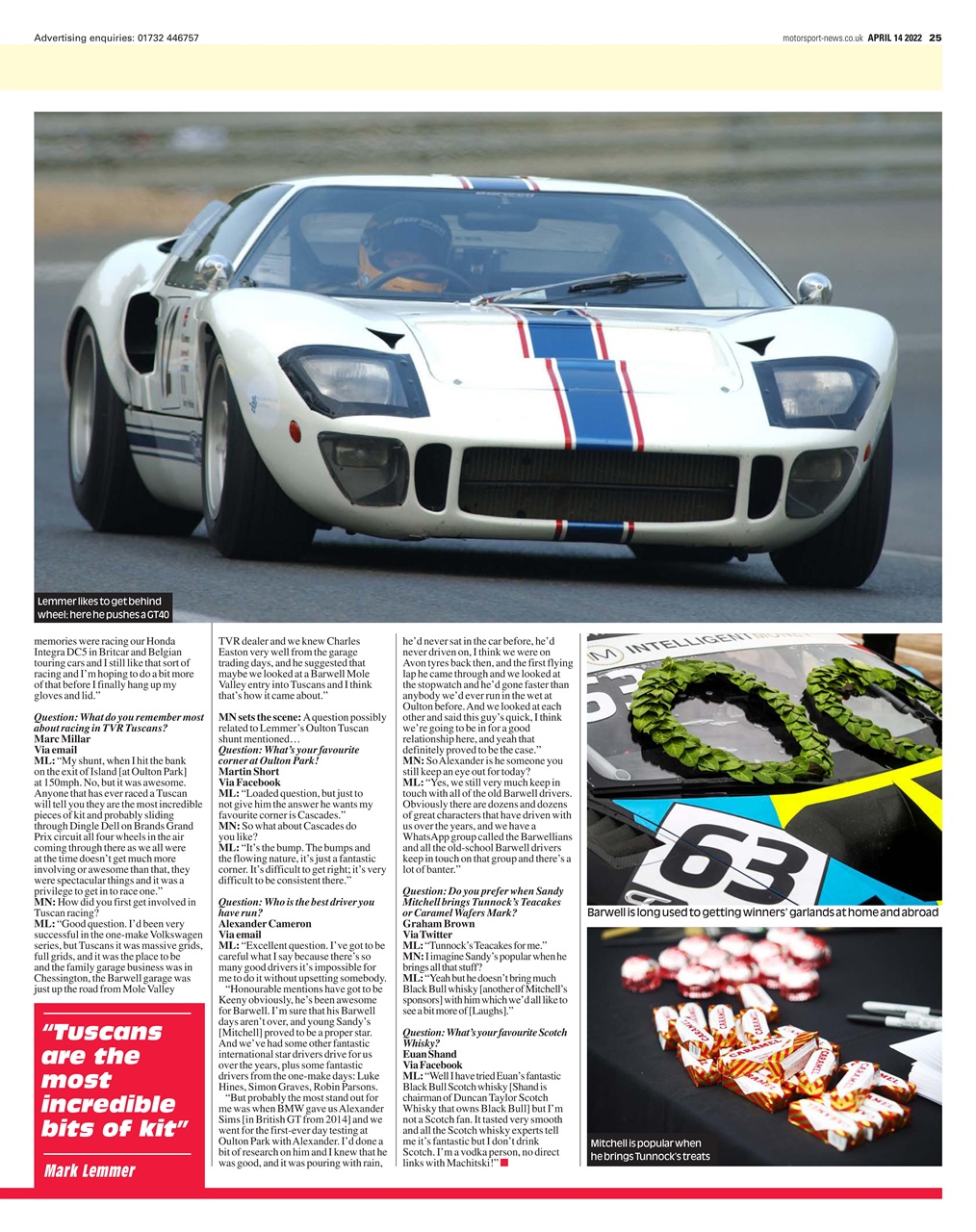 Motorsport News Preview Pages