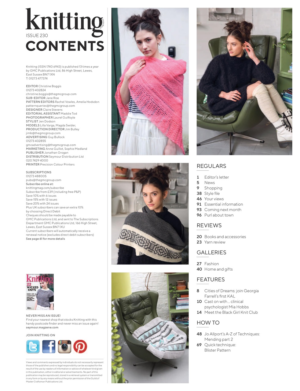 Knitting Preview Pages