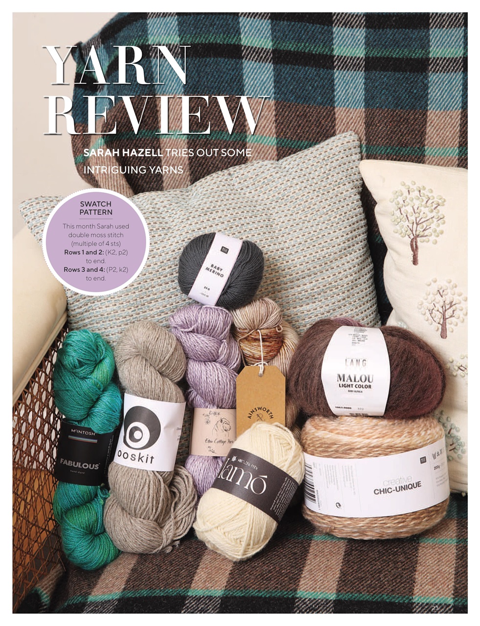 Knitting Preview Pages