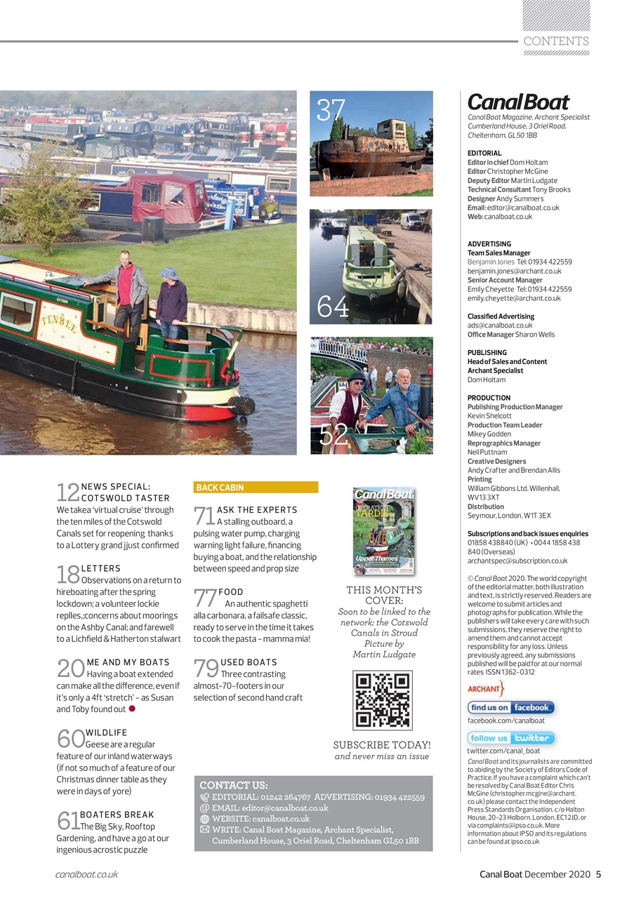 Canal Boat Preview Pages