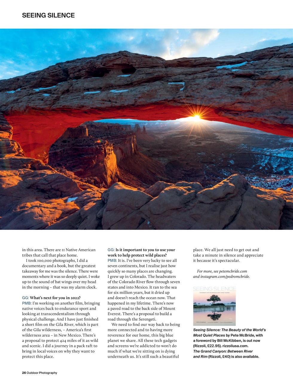Outdoor Photography Preview Pages