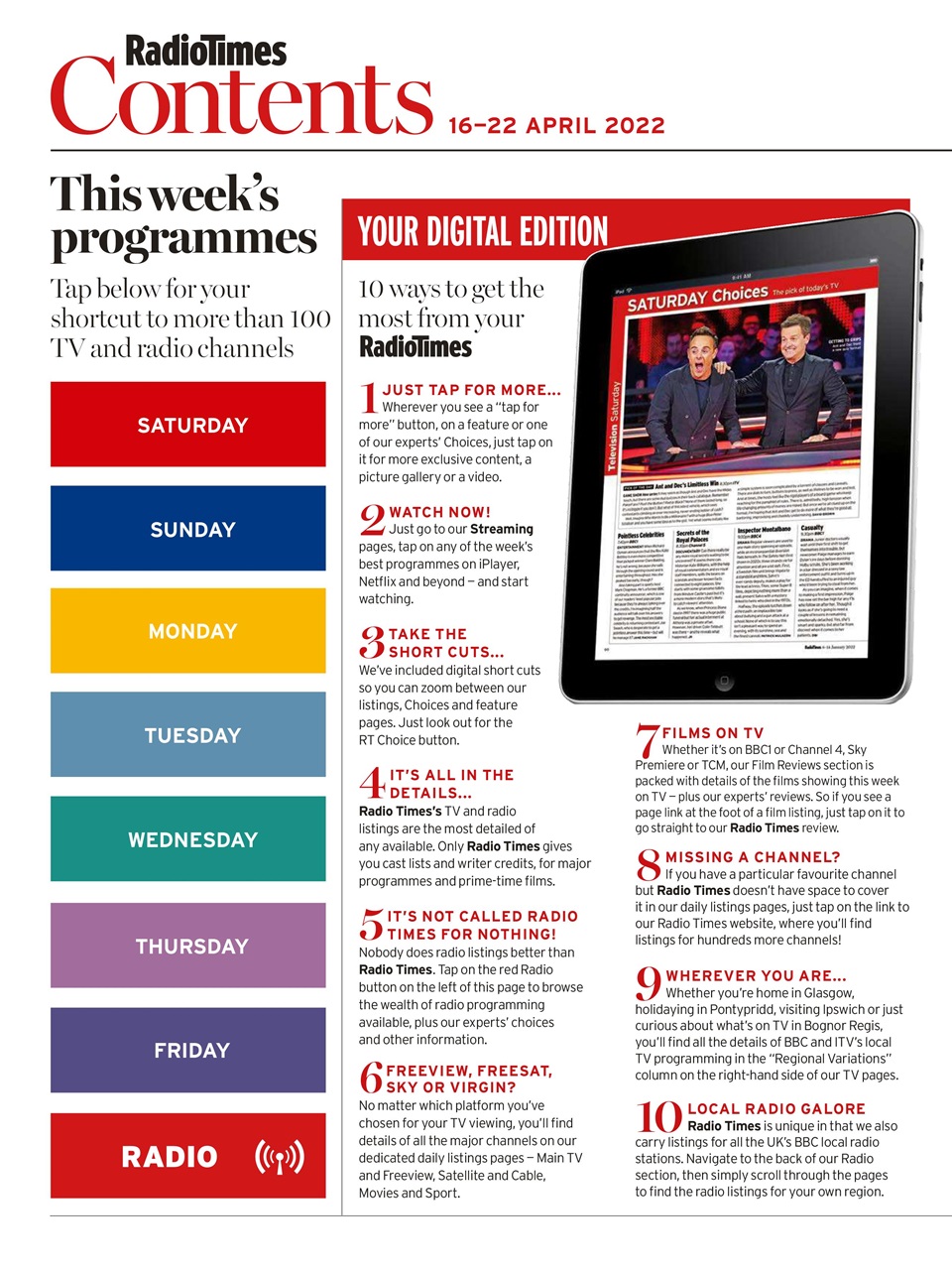 Radio Times Preview Pages