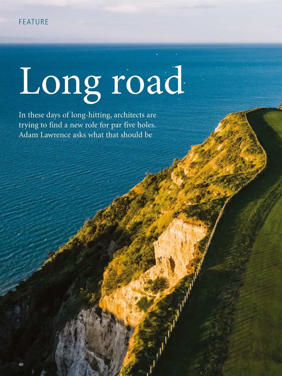 Golf Course Architecture Preview Pages