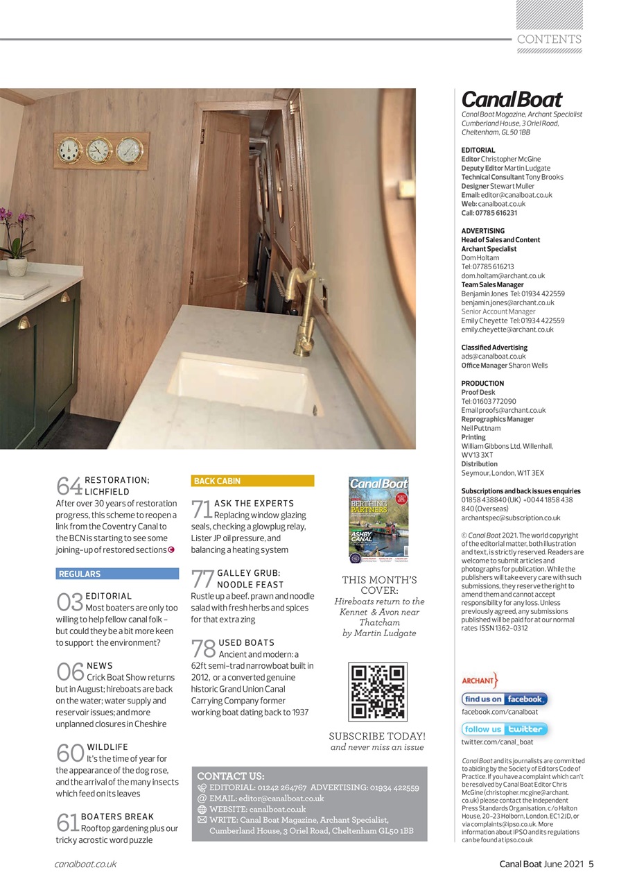 Canal Boat Preview Pages