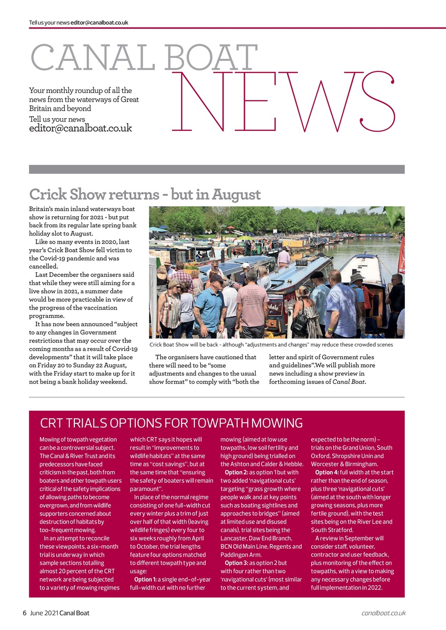 Canal Boat Preview Pages