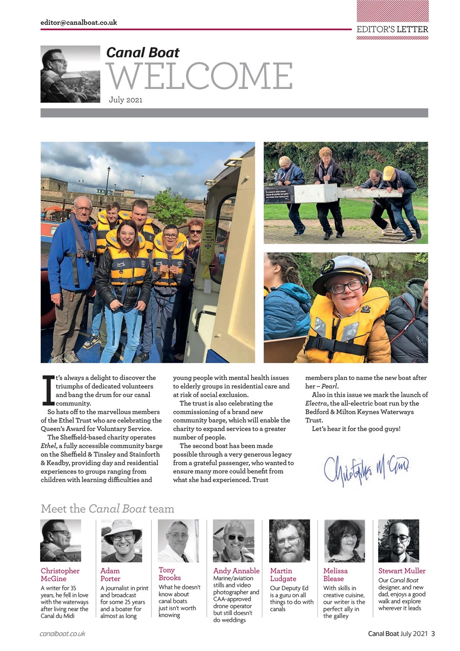 Canal Boat Preview Pages