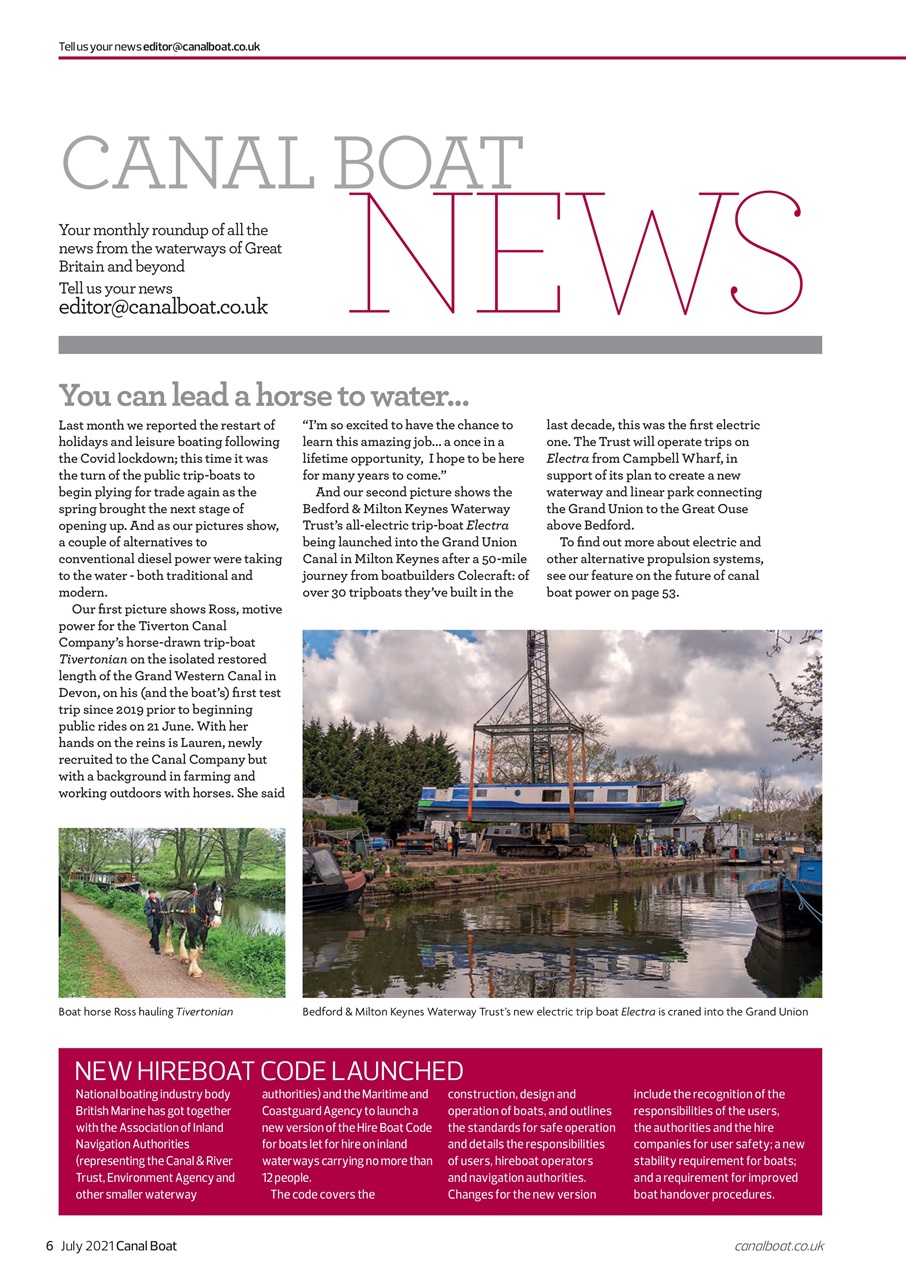 Canal Boat Preview Pages