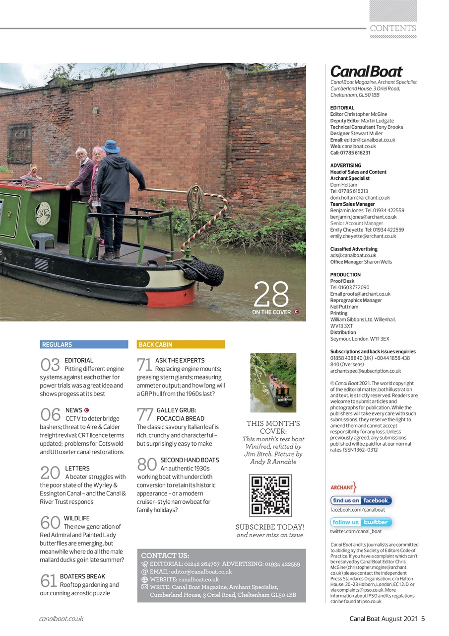 Canal Boat Preview Pages