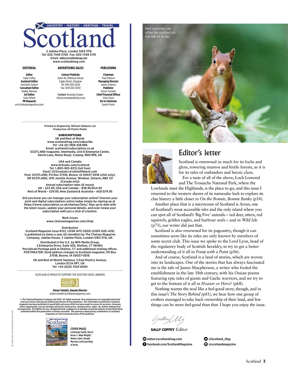 Scotland Magazine Preview Pages