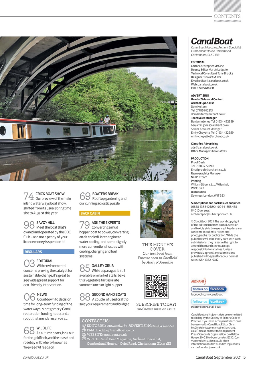 Canal Boat Preview Pages