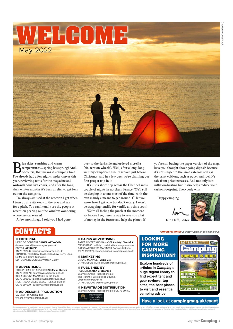 Camping Preview Pages