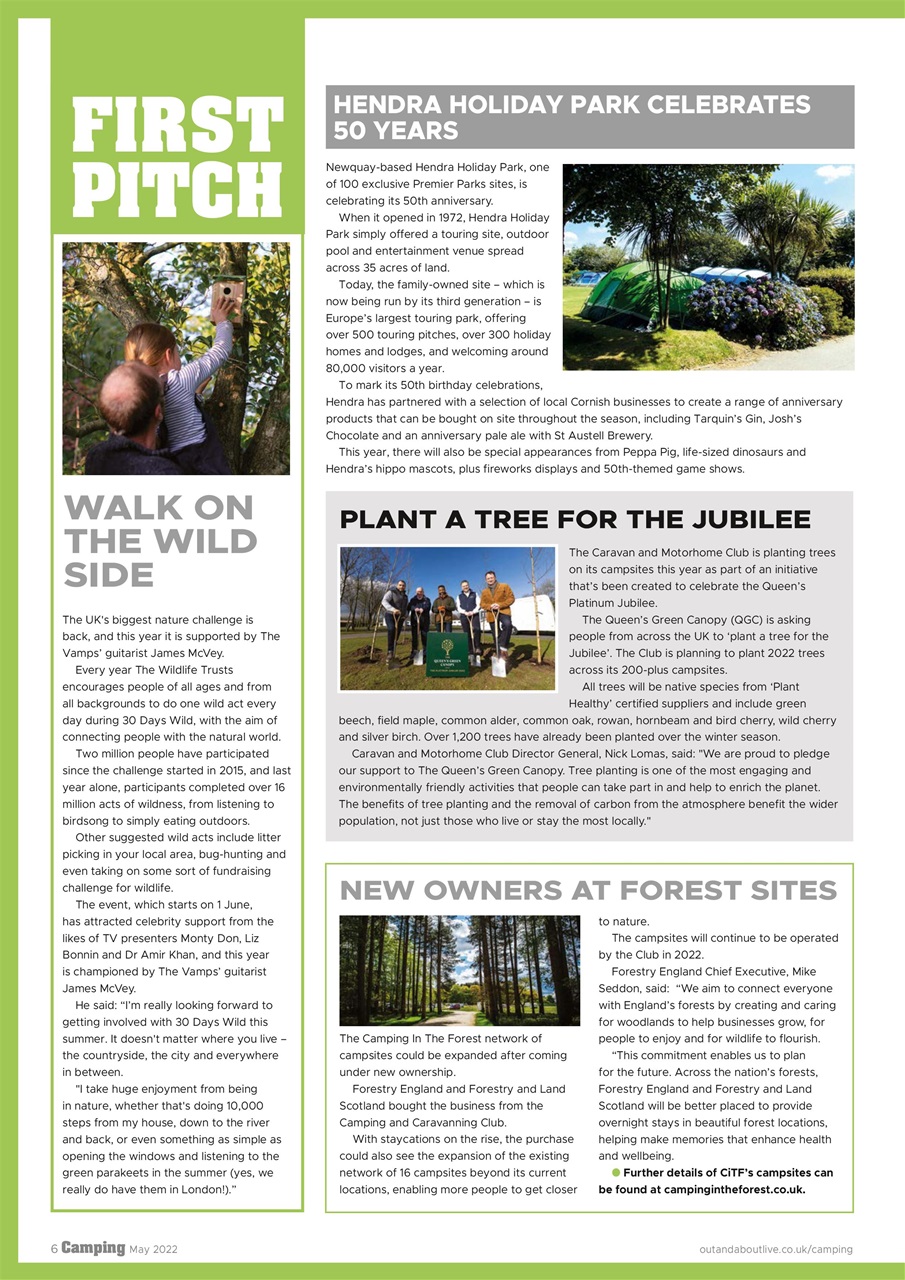 Camping Preview Pages