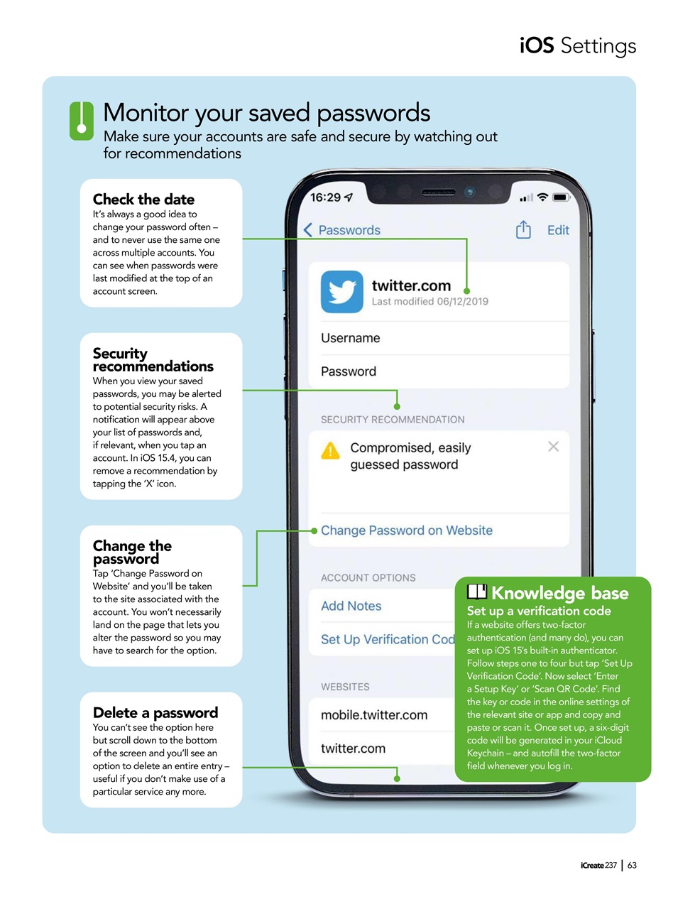iCreate Preview Pages
