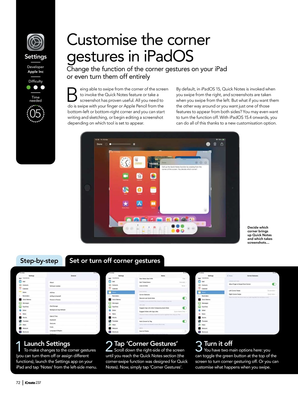 iCreate Preview Pages