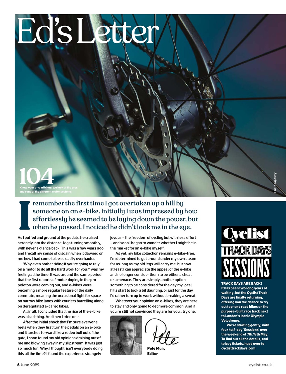 Cyclist Preview Pages