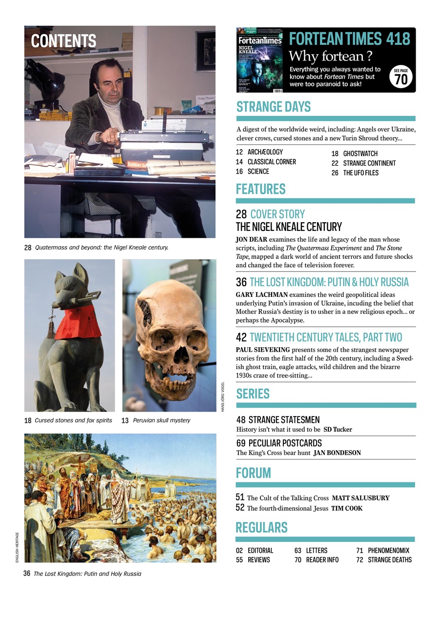 Fortean Times Preview Pages