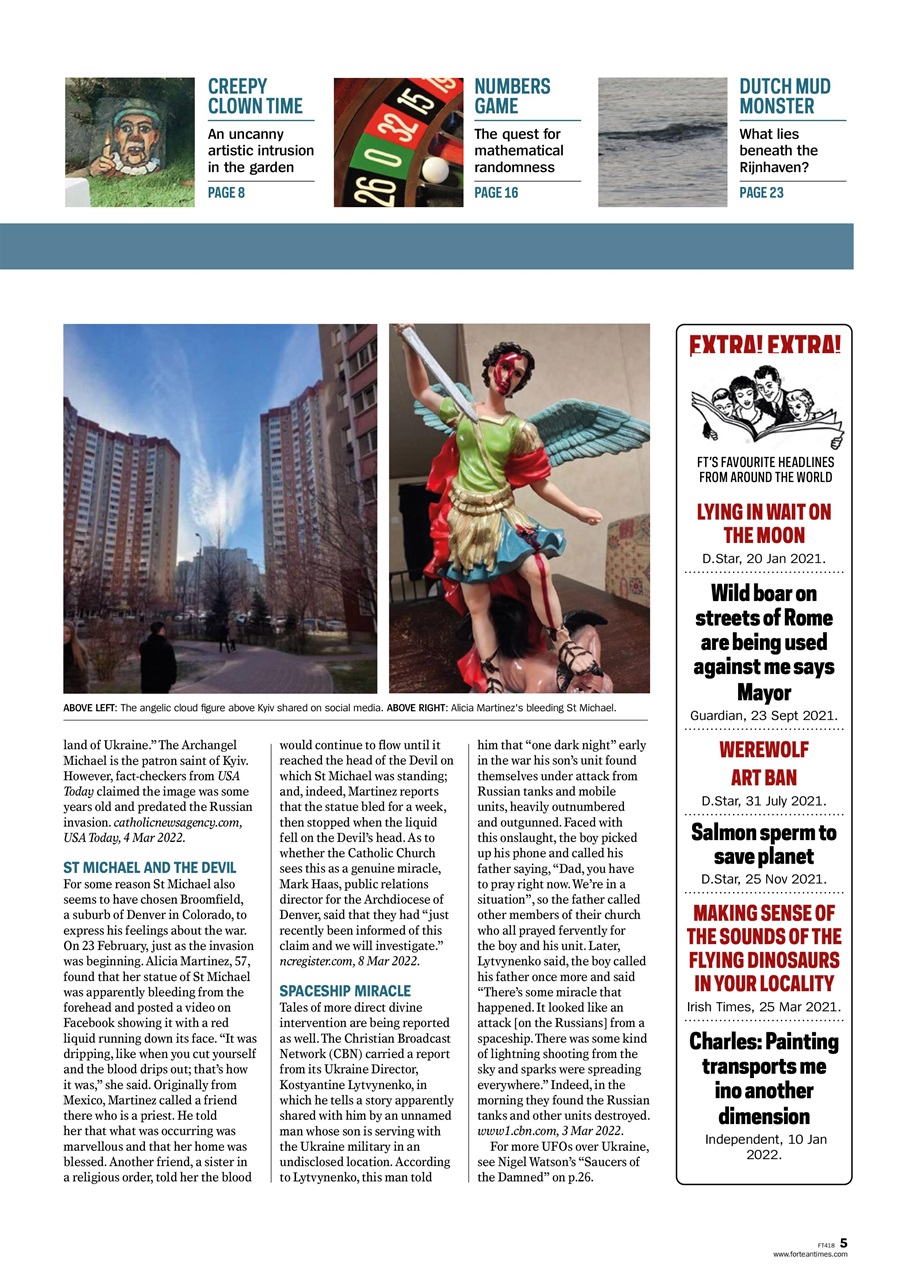 Fortean Times Preview Pages