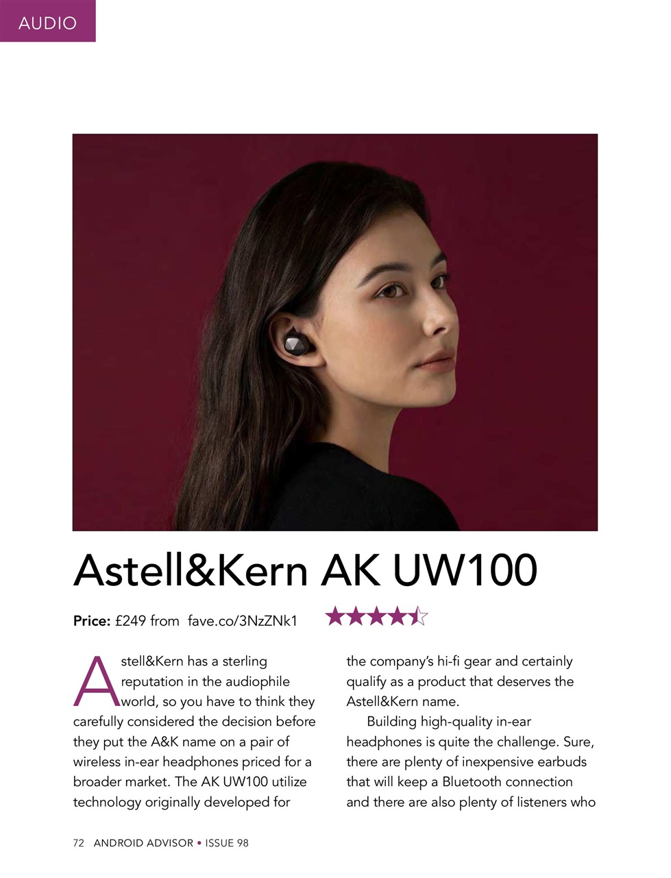 Android Advisor Preview Pages