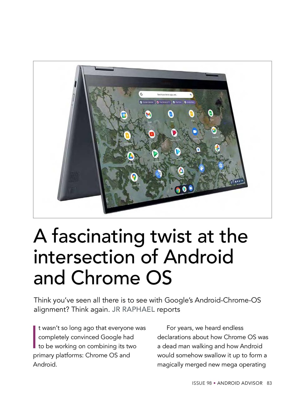 Android Advisor Preview Pages