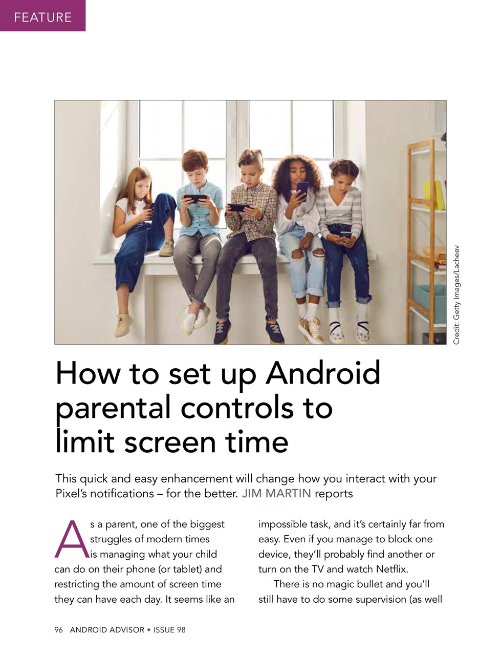 Android Advisor Preview Pages
