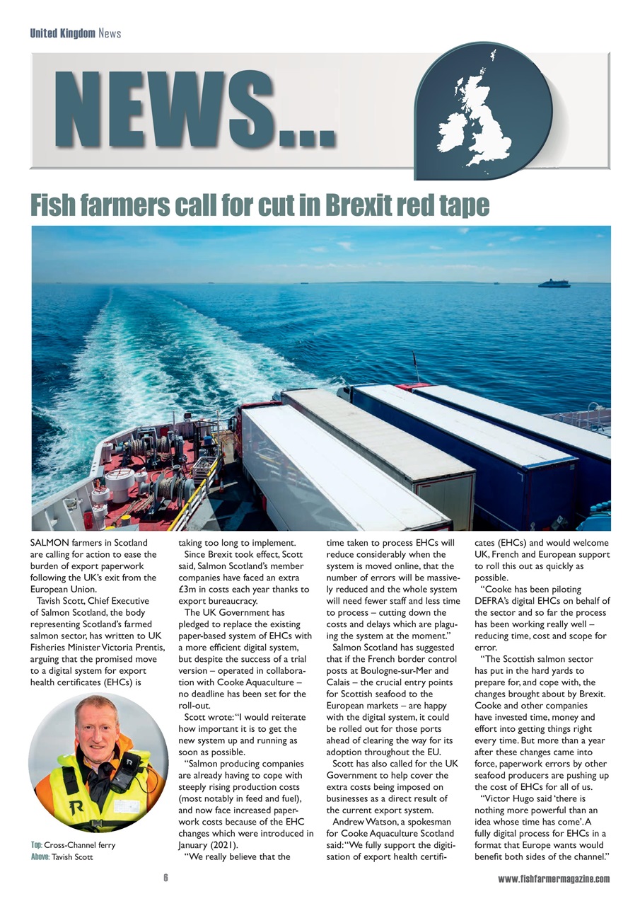 Fish Farmer Magazine Preview Pages