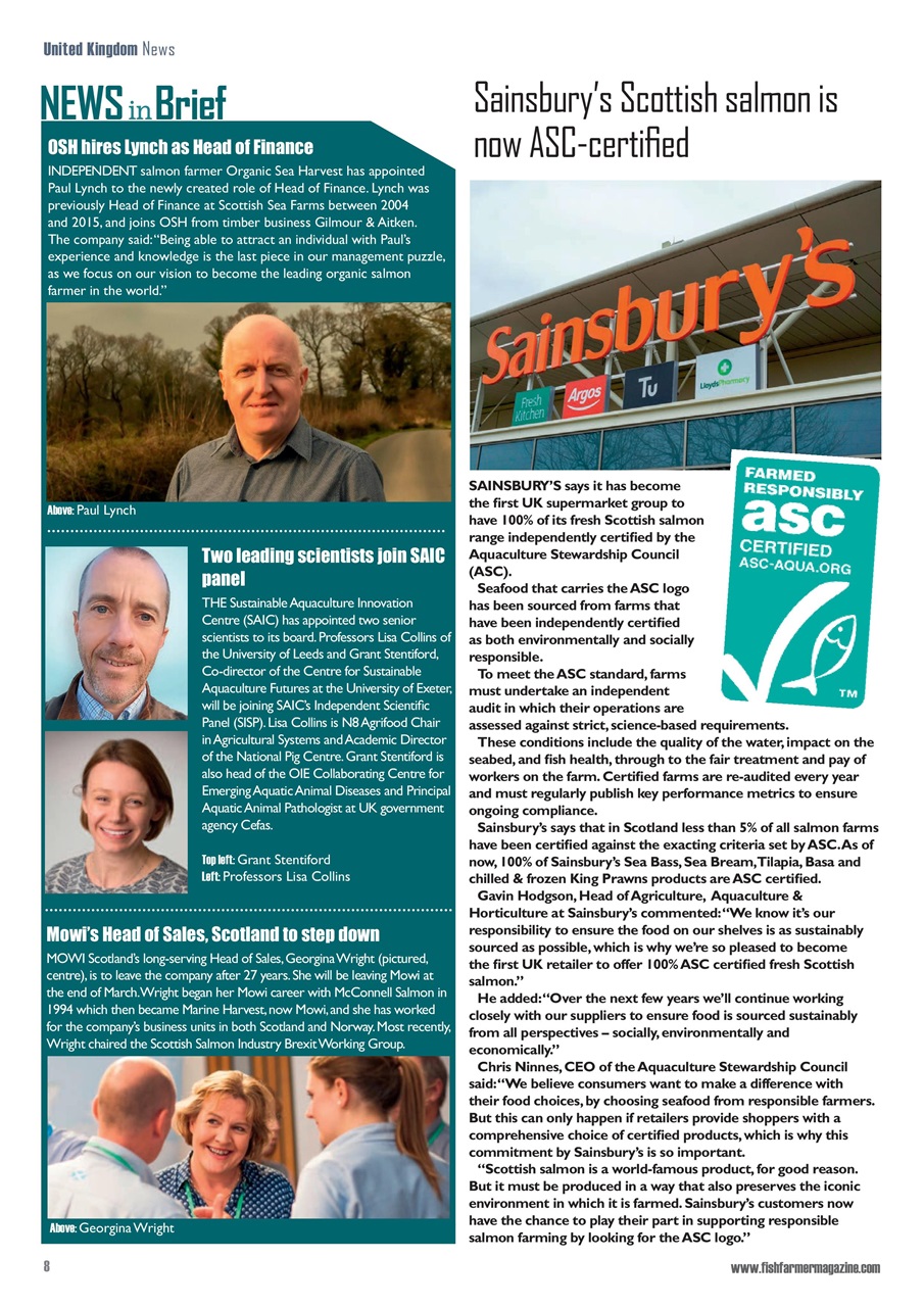 Fish Farmer Magazine Preview Pages