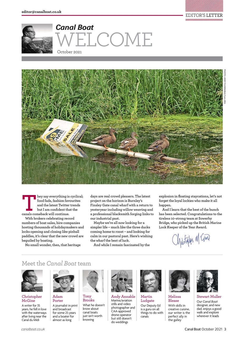 Canal Boat Preview Pages