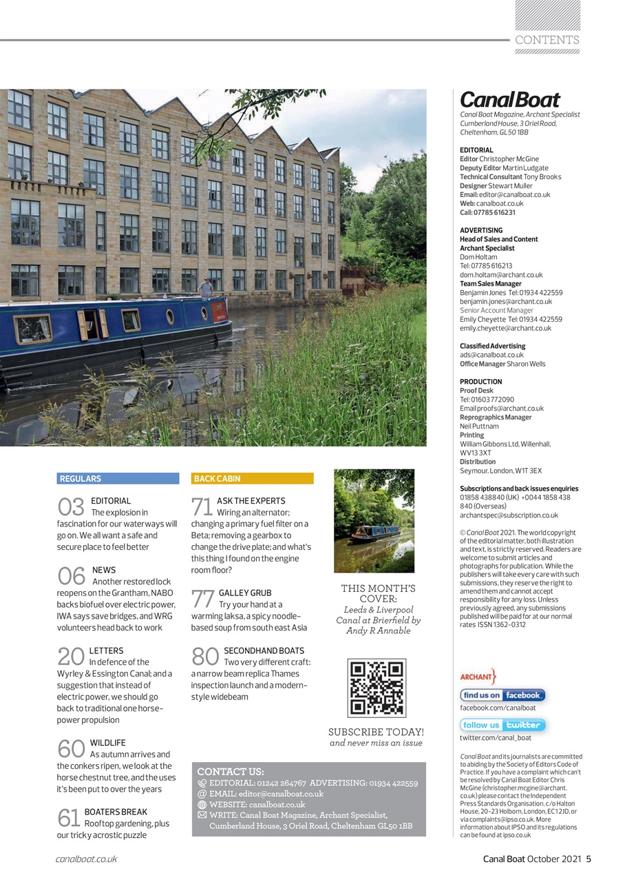 Canal Boat Preview Pages