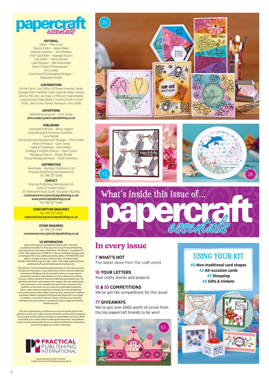 Papercraft Essentials Preview Pages