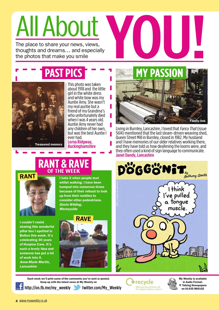 My Weekly Preview Pages