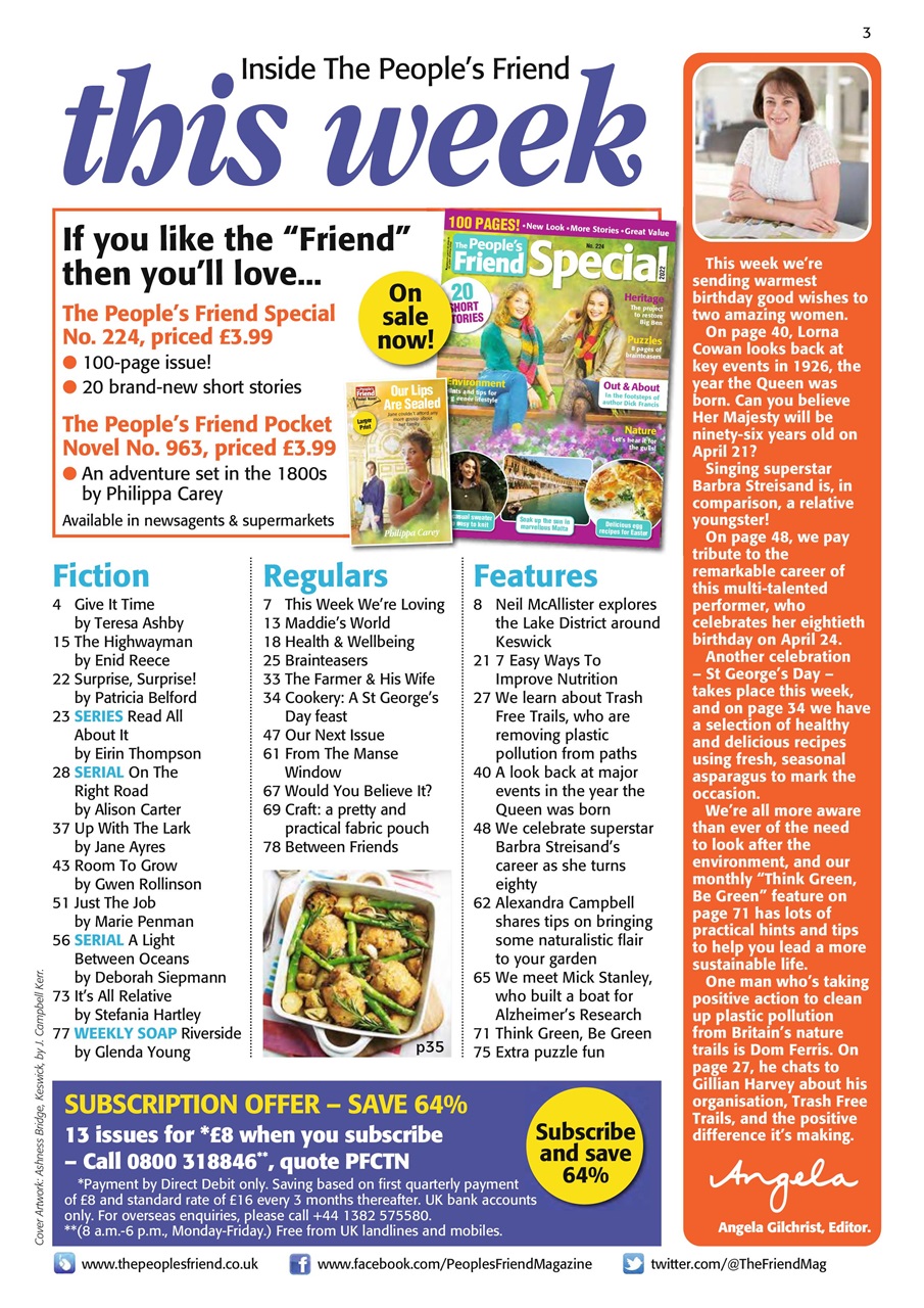 The People’s Friend Preview Pages