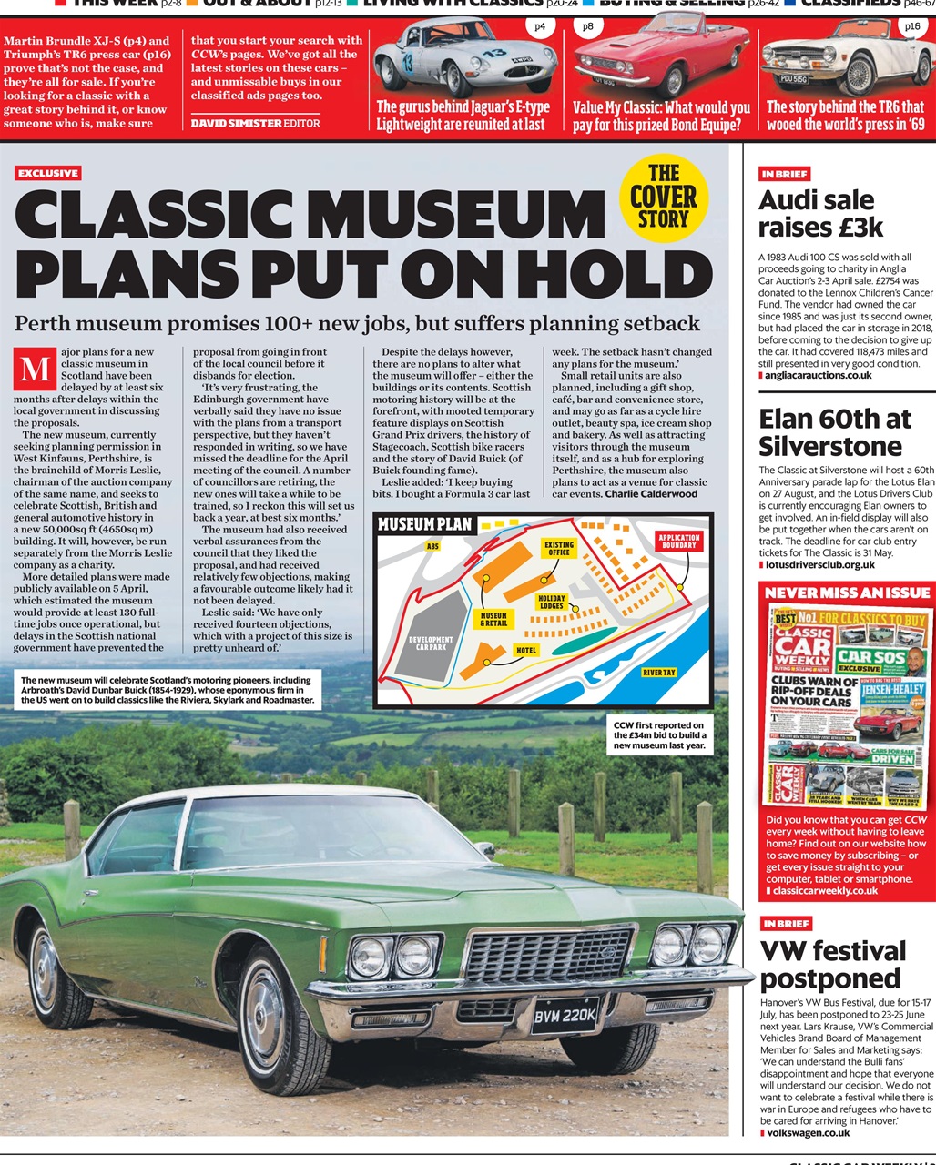Classic Car Weekly Preview Pages