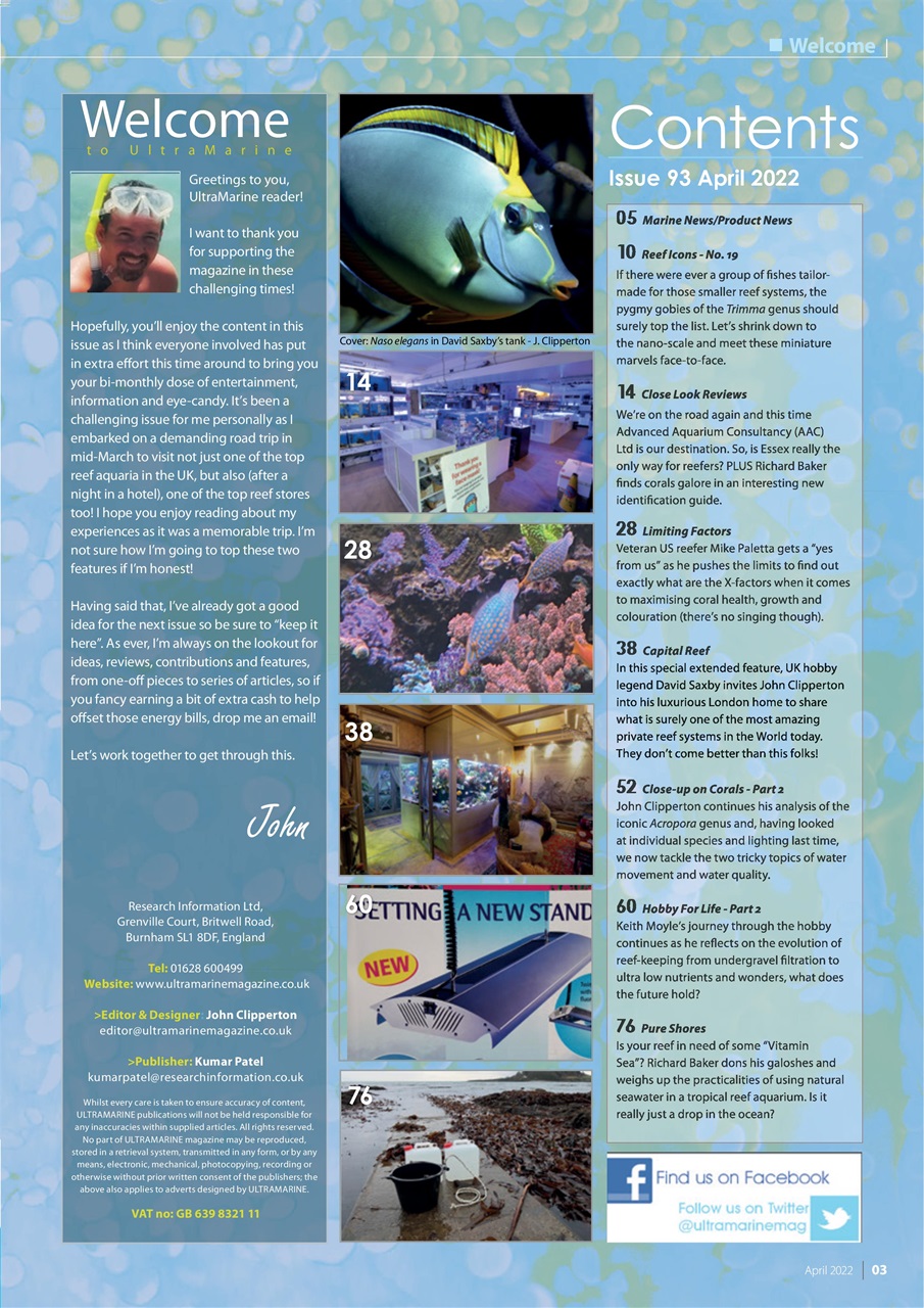 UltraMarine Magazine Preview Pages