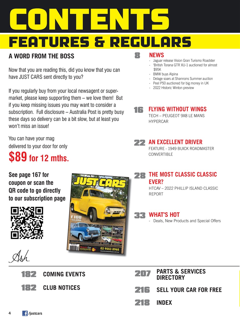 JUST CARS Preview Pages