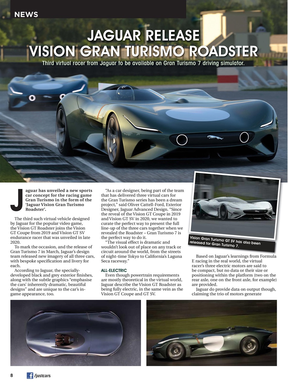 JUST CARS Preview Pages