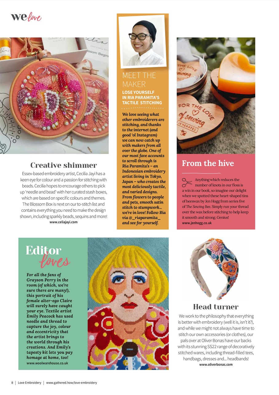 Love Embroidery Preview Pages