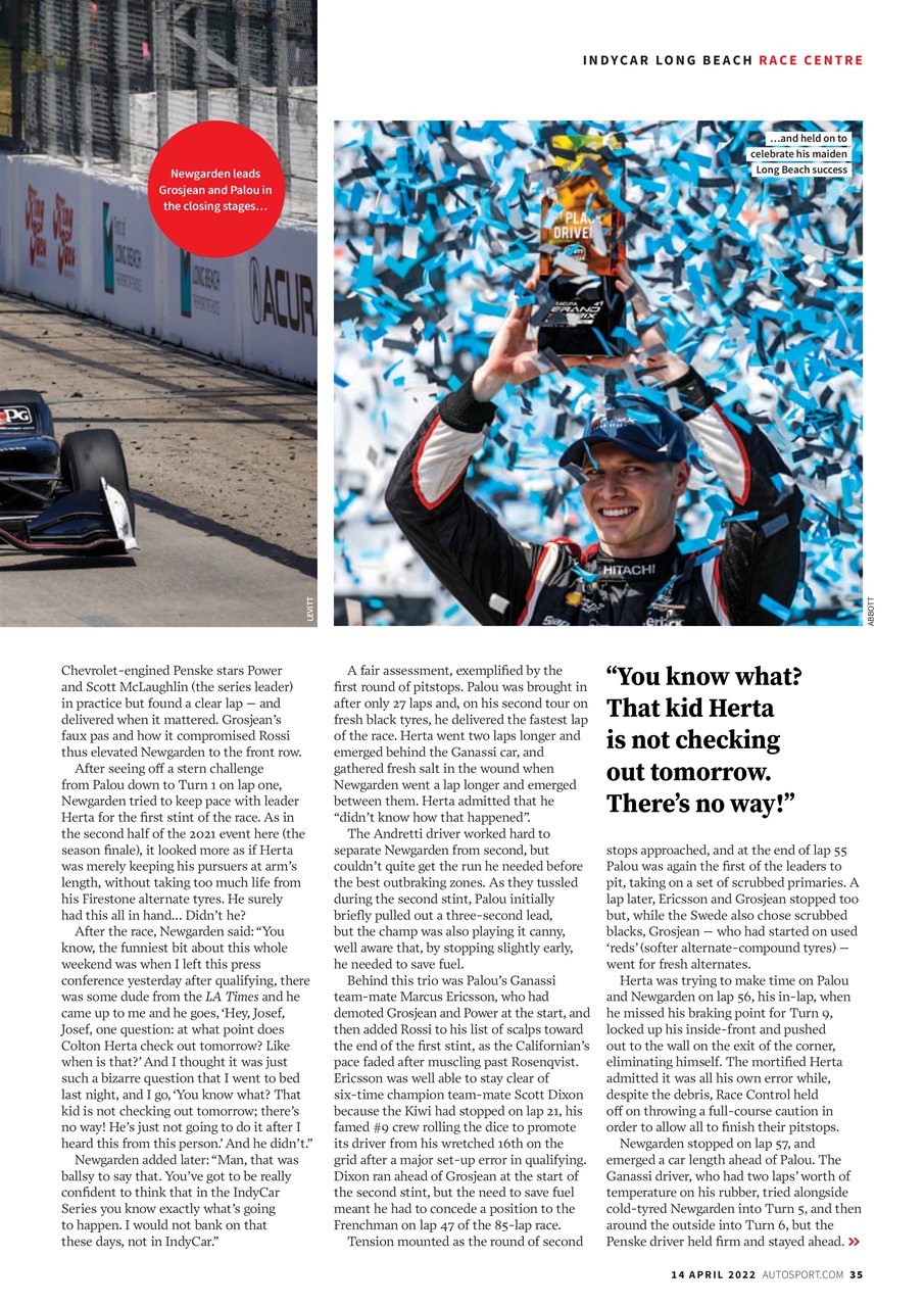 Autosport Preview Pages