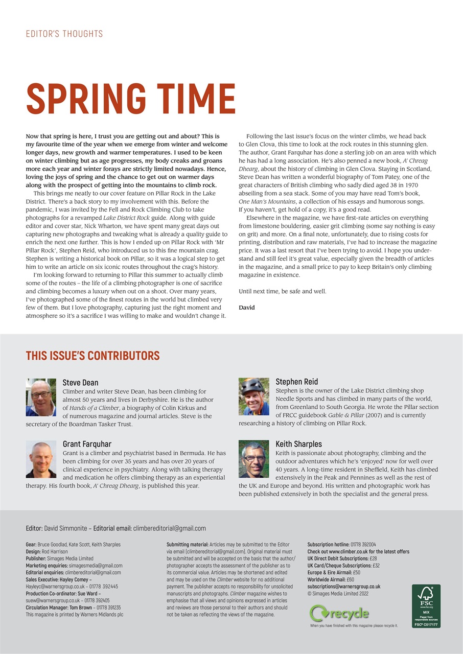 Climber Preview Pages