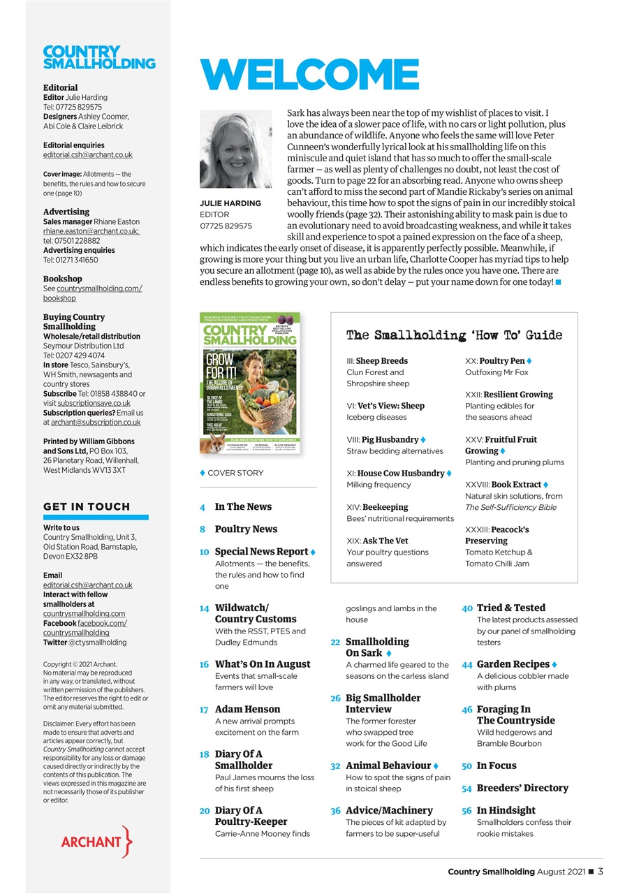 The Country Smallholder Preview Pages