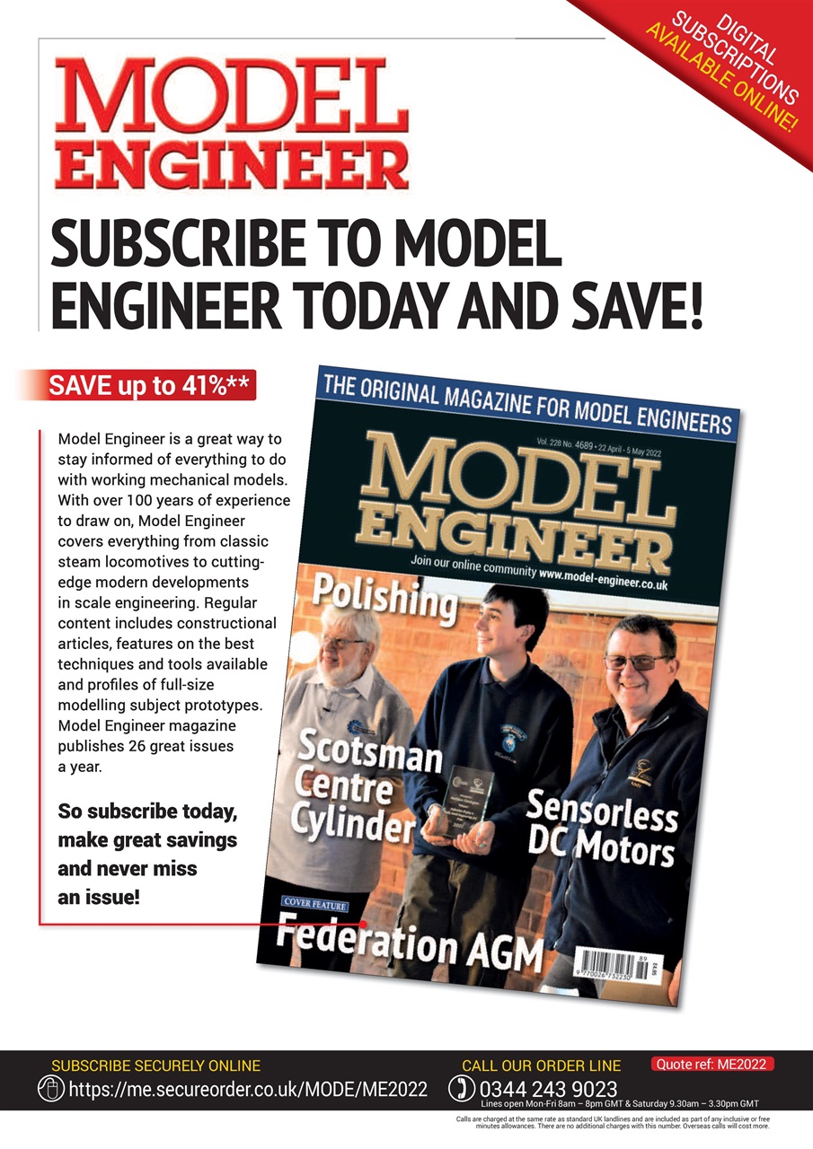 Model Engineer Preview Pages