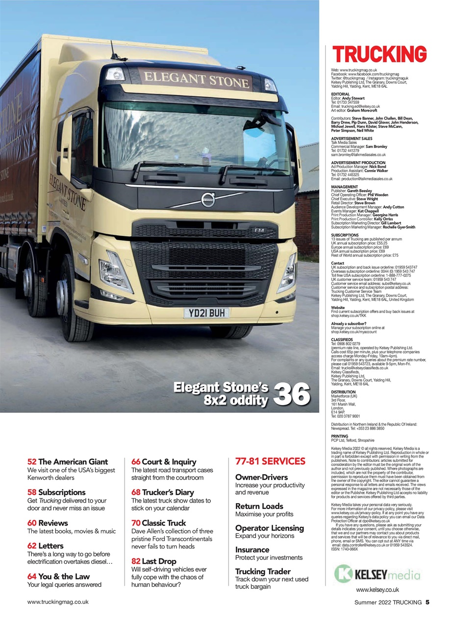 Trucking Magazine Preview Pages
