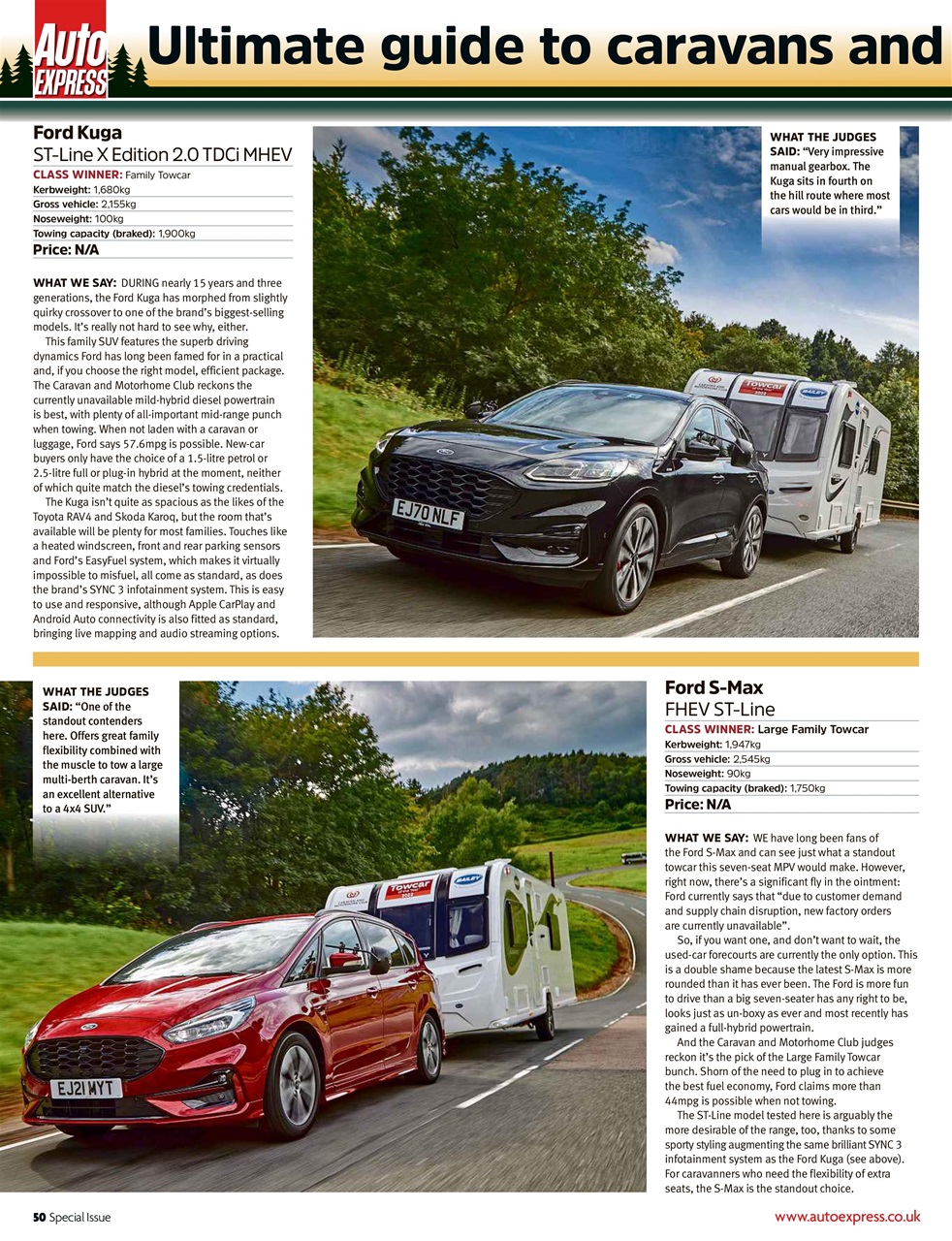 Auto Express Preview Pages