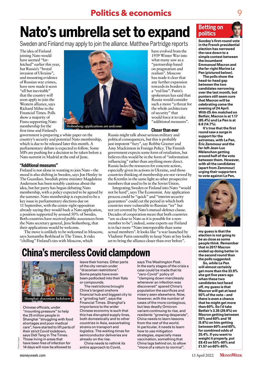 MoneyWeek Preview Pages