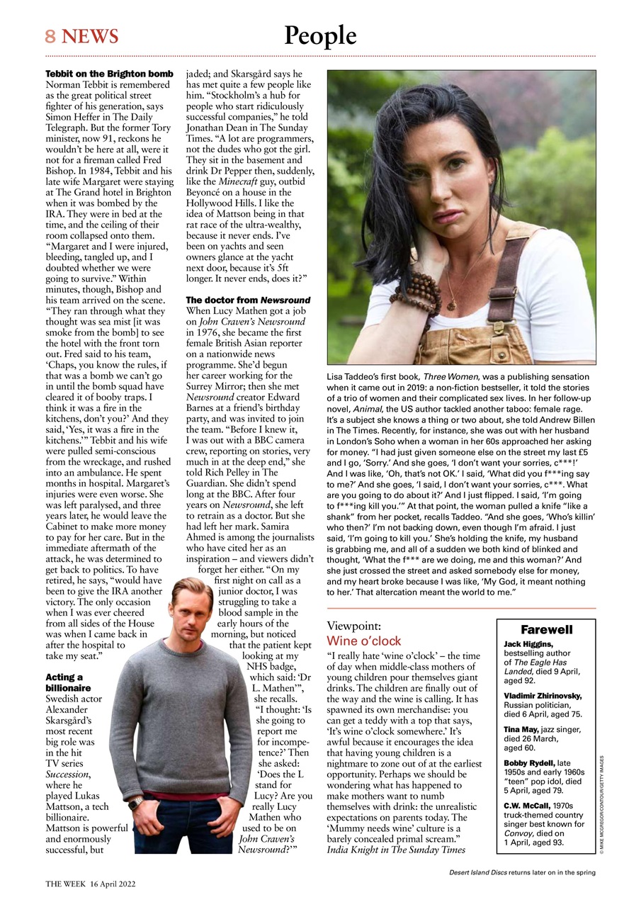 The Week Preview Pages