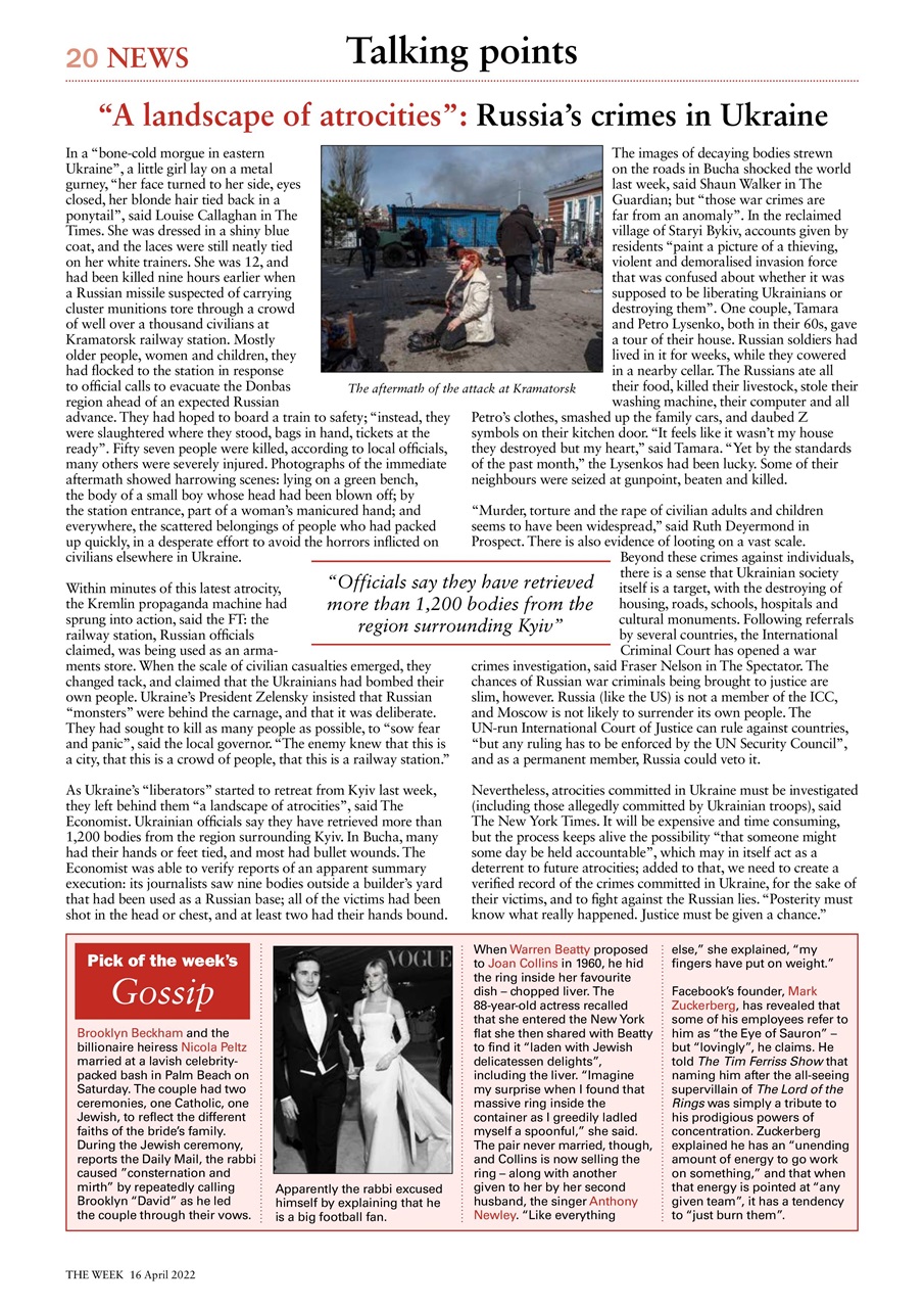 The Week Preview Pages