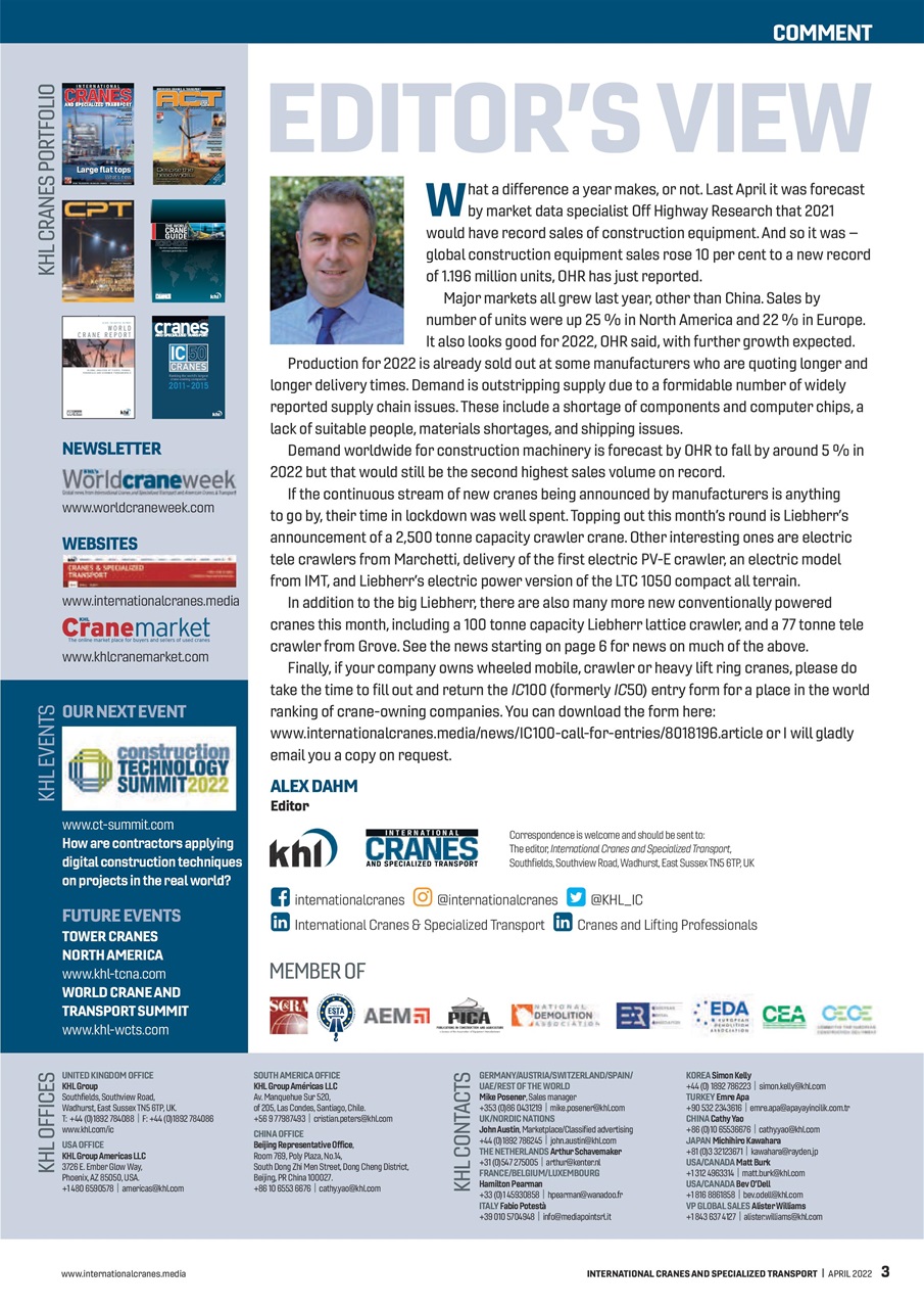 Int. Cranes and Specialized Transp Preview Pages