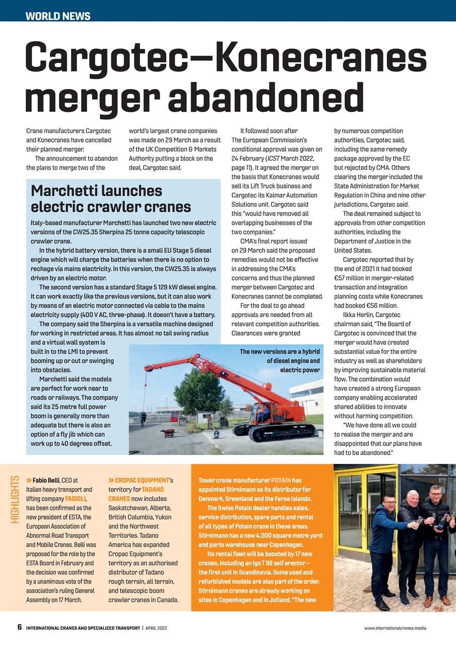 Int. Cranes and Specialized Transp Preview Pages